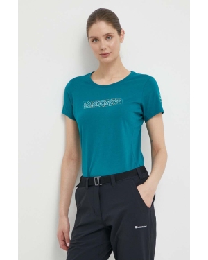 LA Sportiva t-shirt Outline damski kolor zielony G20733733
