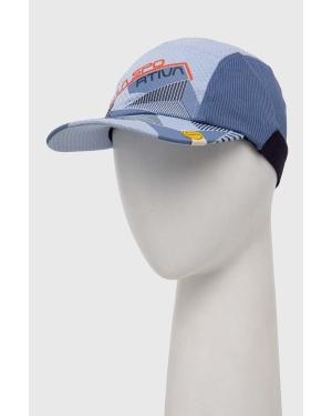 LA Sportiva czapka z daszkiem Stream kolor niebieski wzorzysta