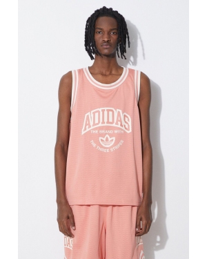 adidas Originals t-shirt męski kolor różowy IS2899