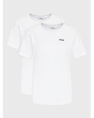 Fila Komplet 2 t-shirtów Bari FAW0139 Biały Regular Fit