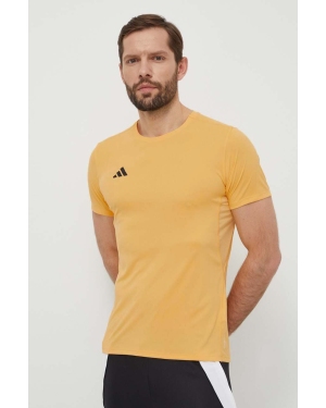 adidas Performance t-shirt do biegania Adizero kolor żółty gładki IR7126