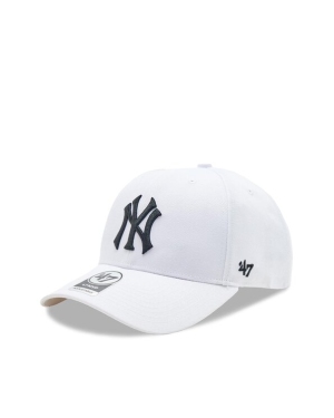 47 Brand Czapka z daszkiem MLB New York Yankees '47 MVP SNAPBACK B-MVPSP17WBP-WHM Biały