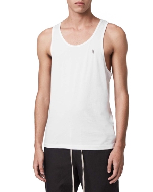 AllSaints t-shirt bawełniany TONIC VEST męski kolor biały