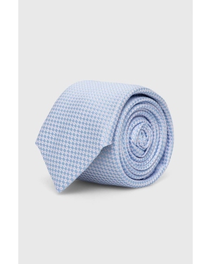 HUGO krawat kolor niebieski 50514846