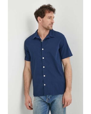 PS Paul Smith koszula męska kolor niebieski regular