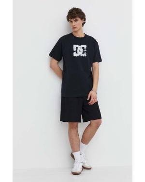 DC t-shirt bawełniany Sketchy męski kolor czarny z nadrukiem ADYZT05357