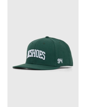 DC czapka z daszkiem kolor zielony z aplikacją ADYHA04170