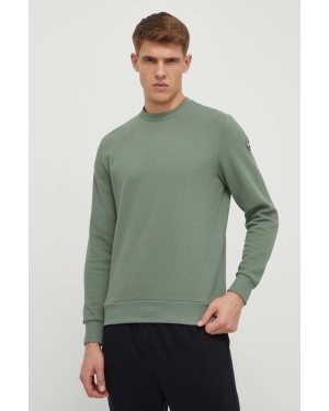 Colmar bluza bawełniana męska kolor zielony gładka