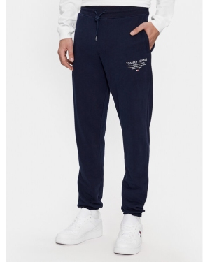 Tommy Jeans Spodnie dresowe Entry Graphic DM0DM18357 Granatowy Slim Fit