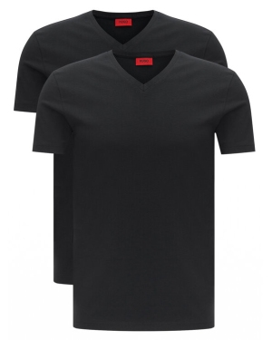 Hugo Komplet 2 t-shirtów V 50325417 Czarny Slim Fit