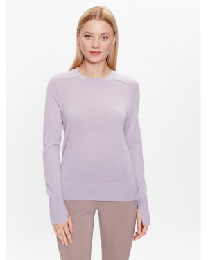 Calvin Klein Sweter K20K205777 Fioletowy Regular Fit