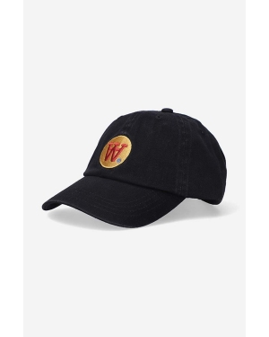 Wood Wood czapka z daszkiem bawełniana Eli Badge kolor czarny z aplikacją 10280800.7083-OFFWHITE
