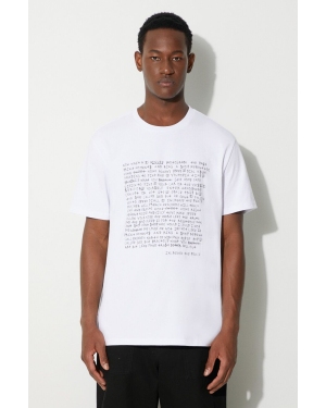 KSUBI t-shirt bawełniany kolor biały z nadrukiem