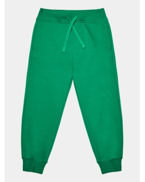 United Colors Of Benetton Spodnie dresowe 3V0KCF044 Zielony Regular Fit