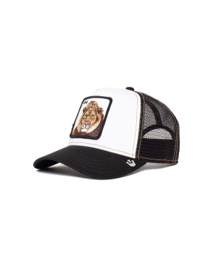 Goorin Bros czapka The King Lion kolor czarny z aplikacją 101-0388