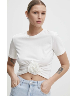 Answear Lab t-shirt bawełniany damski kolor biały