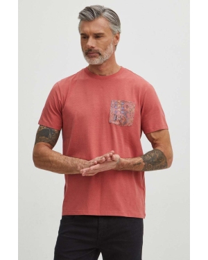 Medicine t-shirt bawełniany męski kolor fioletowy z nadrukiem