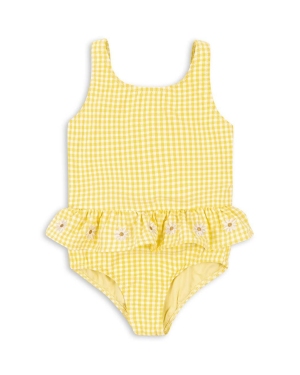 Konges Sløjd jednoczęściowy strój kąpielowy dziecięcy kolor żółty