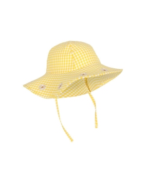 Konges Sløjd kapelusz dziecięcy kolor żółty