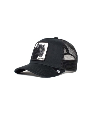 Goorin Bros czapka The Panther kolor czarny z aplikacją 101-0381