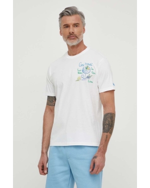 MC2 Saint Barth t-shirt bawełniany kolor biały z nadrukiem