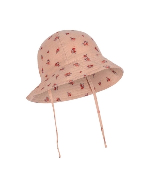 Konges Sløjd kapelusz bawełniany dziecięcy kolor różowy bawełniany