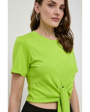 Silvian Heach t-shirt damski kolor zielony