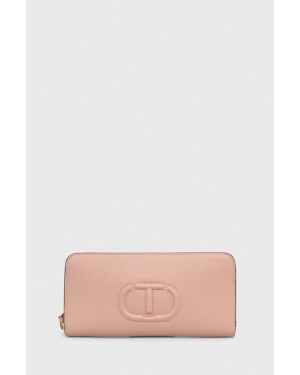Twinset portfel damski kolor różowy