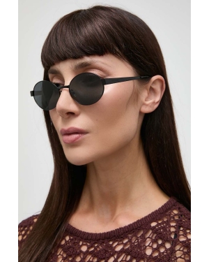 Saint Laurent okulary przeciwsłoneczne damskie kolor czarny SL 692
