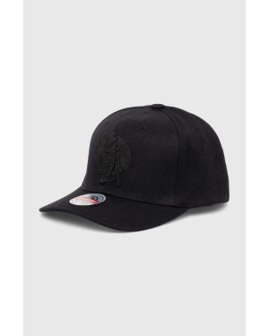 Mitchell&Ness czapka z daszkiem z domieszką wełny NBA BOSTON CELTICS kolor czarny z aplikacją