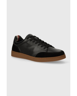 Wojas sneakersy skórzane kolor czarny 1021751
