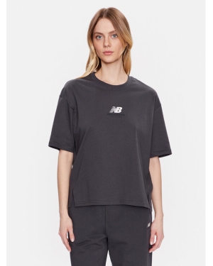 New Balance T-Shirt WT31511 Szary Oversize