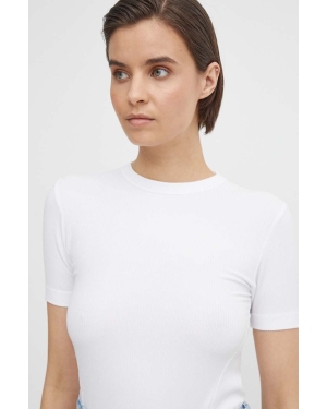 Calvin Klein t-shirt damski kolor biały K20K206553