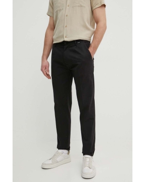 Calvin Klein spodnie męskie kolor czarny proste K10K113662