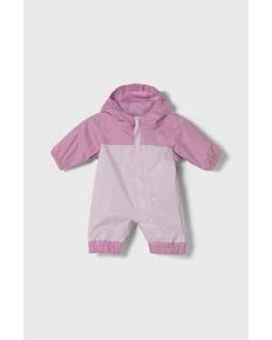 Columbia kombinezon niemowlęcy Critter Jumper Rain kolor różowy
