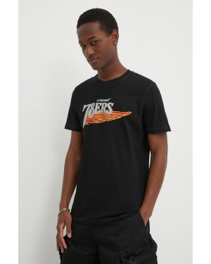 Diesel t-shirt bawełniany T-DIEGOR-K75 męski kolor czarny z nadrukiem A12503.0GRAI