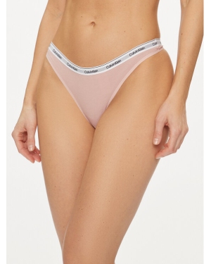 Calvin Klein Underwear Stringi 000QD5043E Różowy