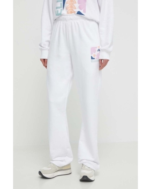 Ellesse spodnie dresowe Sylvana Jog Pant kolor biały z nadrukiem SGV20248