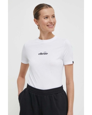 Ellesse t-shirt bawełniany Beckana Tee damski kolor biały SGP16458