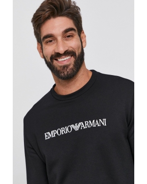 Emporio Armani bluza męska kolor czarny 8N1MR6 1JRIZ