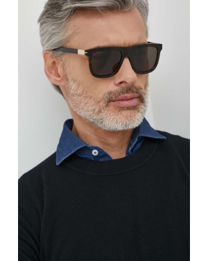 Gucci okulary przeciwsłoneczne męskie kolor czarny GG1502S