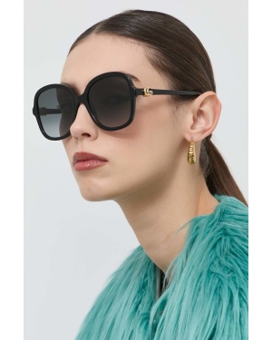 Gucci okulary przeciwsłoneczne damskie kolor czarny GG1178S