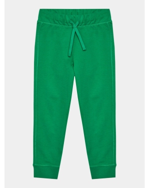 United Colors Of Benetton Spodnie dresowe 3BC1CF04P Zielony Regular Fit