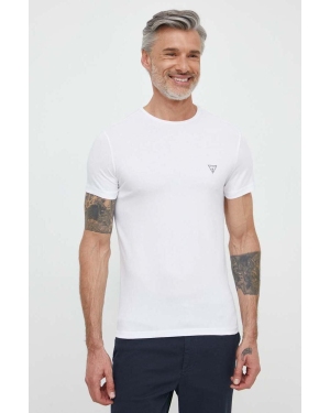 Guess t-shirt 2-pack CALEB męski kolor biały z nadrukiem U97G02 KCD31