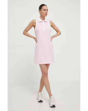 Guess sukienka MYLAH kolor różowy mini dopasowana V4GK02 KBFB2