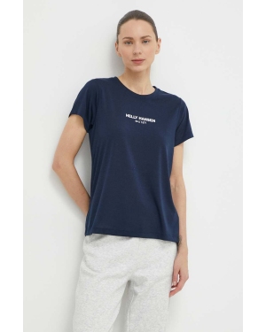 Helly Hansen t-shirt damski kolor granatowy