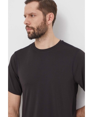 Helly Hansen t-shirt sportowy Tech kolor czarny wzorzysty