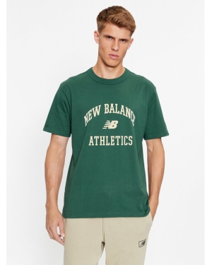New Balance T-Shirt Athletics Varsity Graphic T-Shirt MT33551 Zielony Regular Fit