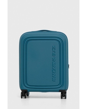 Mandarina Duck walizka LOGODUCK + kolor turkusowy P10SZV54