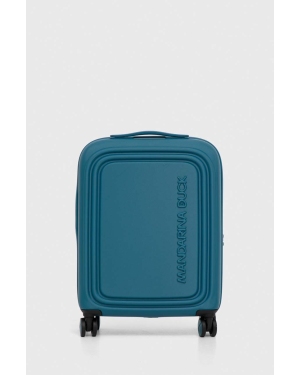 Mandarina Duck walizka LOGODUCK + kolor turkusowy P10SZV24